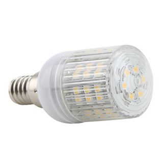 EUR € 4.77   E14 3528 smd 48 ledede 150lm varm hvid pære (3w, 230v