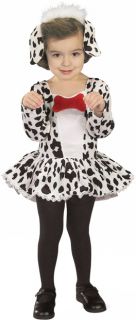 Toddler Dalmation Puppy Dog Halloween Costume 2 4T