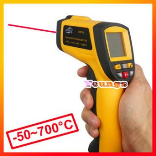 Non Contact Digital IR Infrared Thermometer 700°C 1000