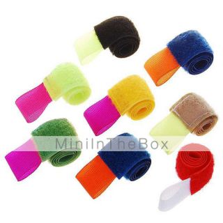 USD $ 2.49   Colorful Cable Velcro Binding Band (8 Piece Pack),