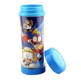 USD $ 7.49   Cartoon Double Layer Thermal Insulation Bottle,