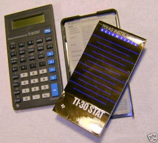 Texas Instruments Scientific Calculator TI 30 Stat