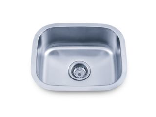  Sinks PL 864 18 Stainless Steel Undermount Single Bowl Kitchen Sink