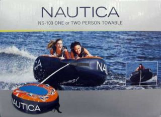 Inflatable Towable Tube Water Ski Boat Lake Raft Sport