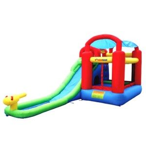Inflatable Kids Indoor or Outdoor Bounce House with Water Slide
