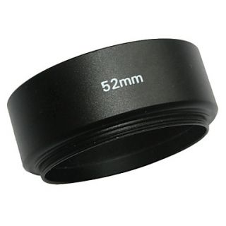 Emolux 52 millimetri paraluce in metallo per Canon Nikon 50mm f1.8