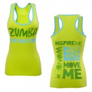Zumba Inspire Me Instructor Racerback Top All Sizes