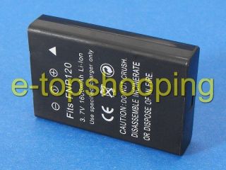 Battery for Insignia NS DV111080F NSDV111080F NP 120 NP120 3 7V