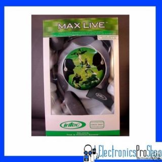 Intec G8620 Max Live Headset Earphone w Integrated Microphone for Xbox