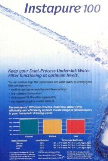  Water PIK Instapure 100 Dual Process Undersink Water Filter