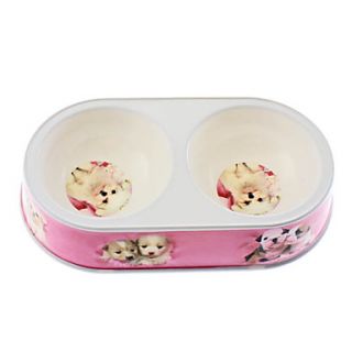 EUR € 8.55   Mooie Pet Patroon Double Side Eten Kom voor honden