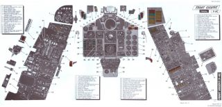 4c D Phantom II Cockpit Engine RPM Gauge Instrument Panel