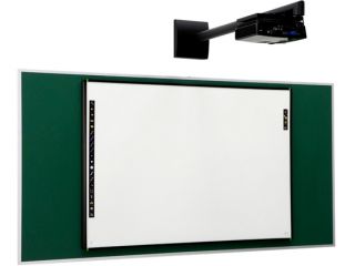  Interactive Whiteboard, WXGA Projector, and Fixed Wall Arm Mount