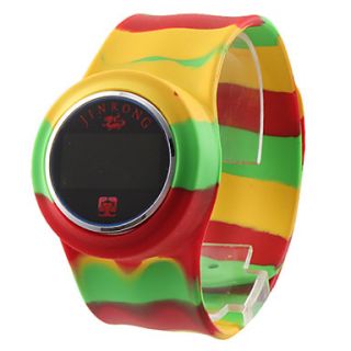EUR € 9.56   Unisex Colorfull Touch Screen Digital LED in plastica
