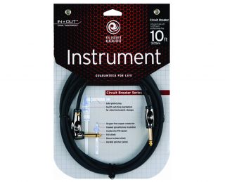 Planet Waves PW Agra 20 20 1 4 Instrument Cable Circuit Breaker