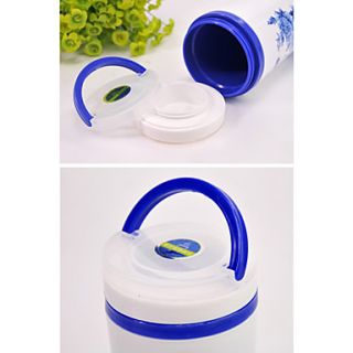 USD $ 6.59   Floral Double layer Sealing Vacuum Mug (400ml),