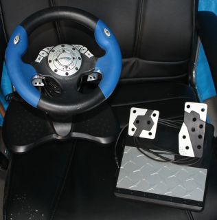 Intec Steering Wheel & Pedals PS1 / PS2 / XBOX / Gamecube