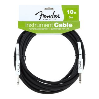 Fender Performance 10 3M Instrument Guitar Bass 1 4 TS Cable