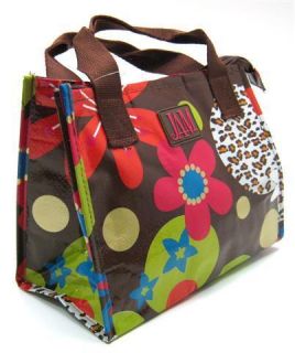 Insulated Lunch Bag Recycled Water Bottles Chocolate