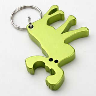 USD $ 2.59   Moose Shaped Bottle Opener Keychain (Random Color),
