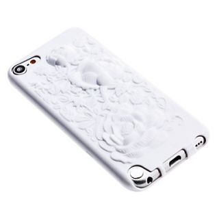 USD $ 3.59   3D Design Rose Pattern Soft Case for iPhone 5,