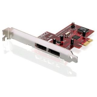 IOGEAR eSATA 2 Port RAID 3 0Gbps Dual Profile PCI Express Card