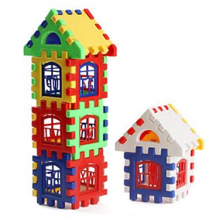 Colorful House Building Blocks
