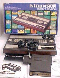 INTELLIVISION SYSTEM ORIGINAL MODEL WITH INTELLIVOICE MODUAL &17 GAMES