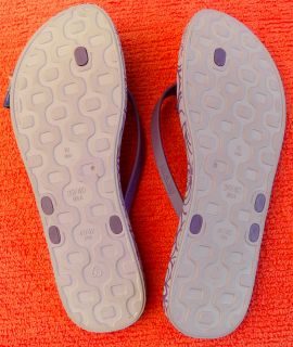 BNWT Purple Ipanema Gisele Bundchen Thongs Flip Flops Size 41