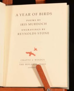 1984 A Year of Birds by Iris Murdoch Illustrated First Edition