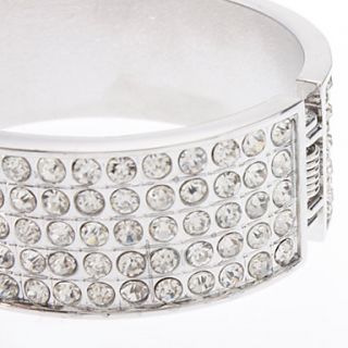 EUR € 8.64   Oval prateado Studded com pulseira de diamantes, Frete