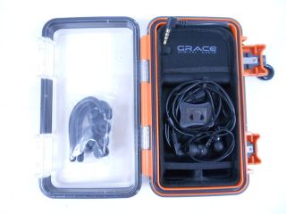 Grace Eco Pod Waterproof Case for iPhones iPods Orange No Box