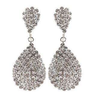 EUR € 2.66   Water Drop Dangly Strass Fully Jewelled Earring, alle