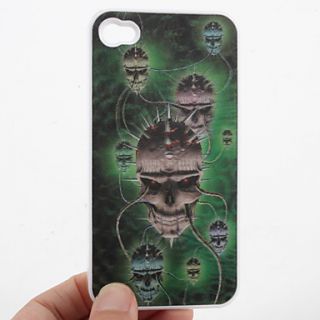 USD $ 2.69   3D Effect Horrible Skulls Pattern Case for iPhone 4 and