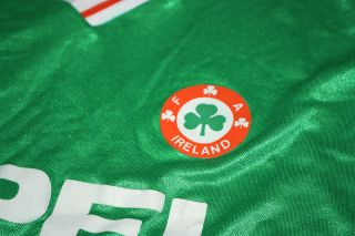  80S ADIDAS IRELAND FA FOOTBALL NATIONAL TEAM JERSEY IRISH XL L SOCCER