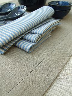 Irish Linen Quality Table Runner 40x280cm Natural
