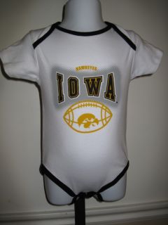 New Iowa Hawkeyes Infant 6 9 Months Cute Creeper UZ