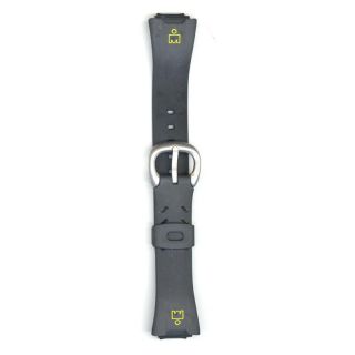 Timex 16mm Black Ironman 30 Lap Triathlon Rubber Watch Band TX253151