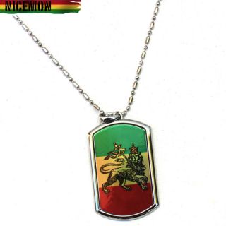   Judah Africa Jamaica Rastafari Irie Rasta Necklace Pendant Marley 36