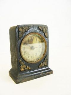 Vintage Early 1900s Westclox Ironclad Wind Up Alarm Clock for Parts