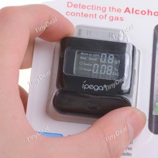 iPod iPhone Ipega Mini Digital Alcohol Breath Tester Breathalyzer MTH