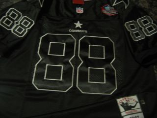 Cowboys 88 Michael Irvin Double Star w HOF Patch sewn Jersey 56 Black