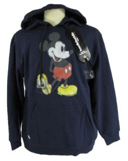 Hoodie Buddie Disney Classic Mickey Navy Blue Pullover Sweatshirt 
