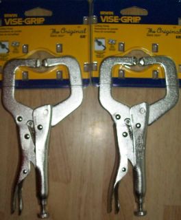 Brand New Irwin Vise Grip Locking Clamps Both 6R