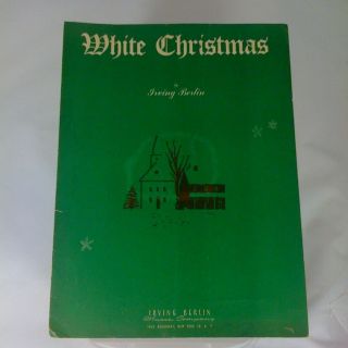 White Christmas Sheet Music 1942 by Irving Berlin
