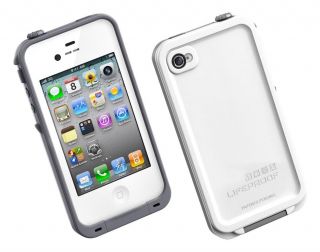 Lifeproof iPhone 4 4S Case Water Damage Shock Proof White