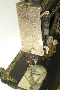 Vintage 1949 Era Black Singer Sewing Machine Model 15 91 Serial Number