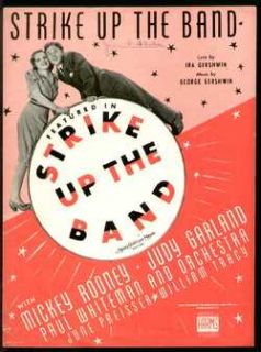 Strike Up The Band Gershwin 1940 Rooney Garland