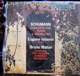 Schumann Istomin Walter Concerto Columbia 10