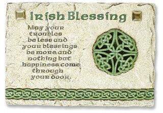 Irish Blessing Wall Plaque Irish Celtic Prayer
